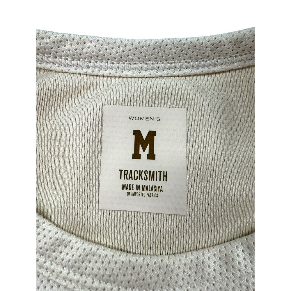 Tracksmith Van Cortlandt Long Sleeve Running Shirt Womens M Ivory Workout - Picture 3 of 11